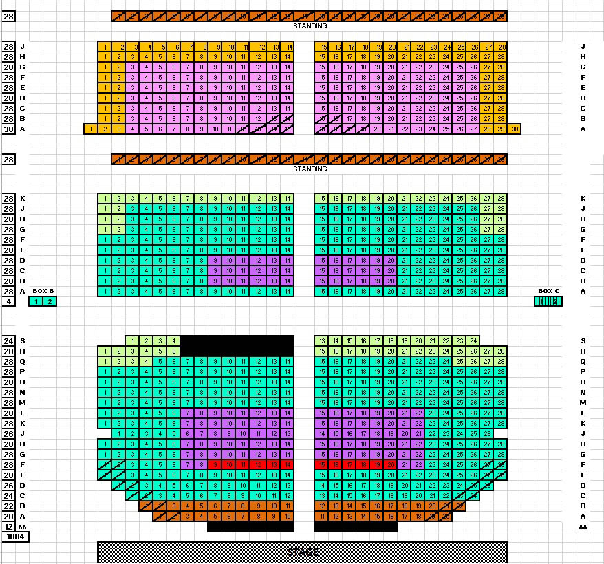 Seat Plan Phoenix theatre